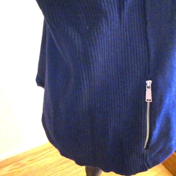 Lauren Ralph Lauren Women's Full Zip Cardigan, Long Sleeve,  Navy Blue, Size 2X - Picture 14 of 15